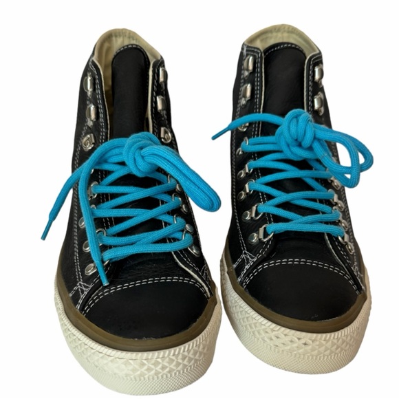 Converse Leather Chuck Taylor All Star Street Hiker Navy  High Tops Size 9 - Picture 2 of 16